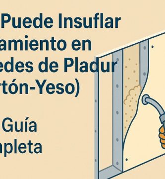 se puede insuflar paredes de pladur cartón yeso